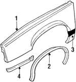 25527120 - Body: Fender for GM Image image