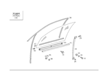 1407201815 - Doors: Guide Rail for Mercedes-Benz: 500SEL, 600SEL Image