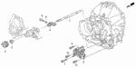 90028PB6010 - Transmission - Manual: BOLT, SPECIAL (6X22.5) for Acura Image