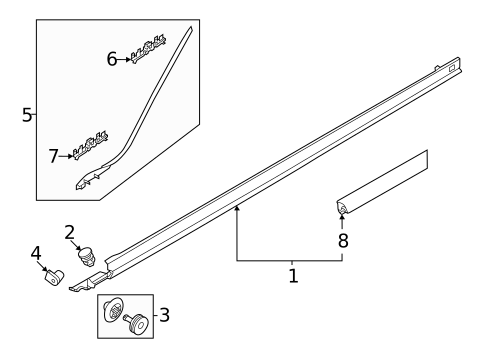 Exterior Trim - Pillars for 2019 Volvo XC40 #0