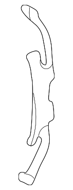 34112227670 - Brakes: Disc Brake Pad Retaining Clip for BMW: M3, Z3, Z4 Image