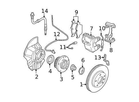 Front Brakes for 2001 BMW M3 #0