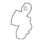 6876020122 - Body: Upper Hinge for Toyota Image