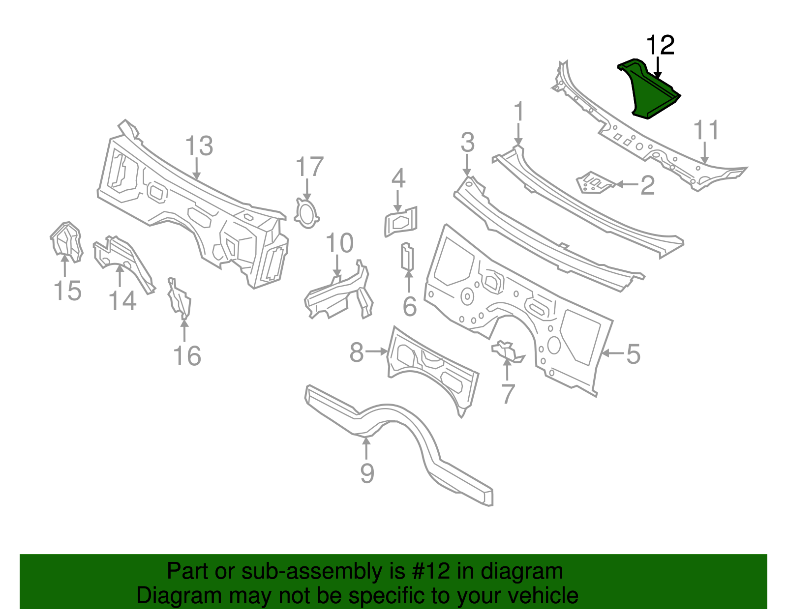 Cowl Trim - BMW (51717220181)