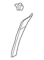 91012AE13AQF - Body: Body Side Molding for Subaru: Legacy Image