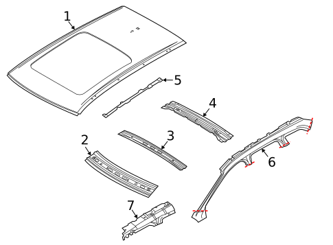 Roof & Components for 2014 Volvo XC60 #0