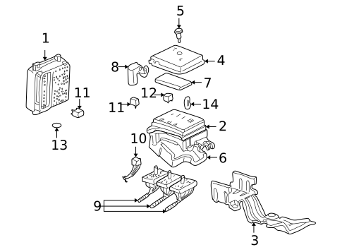 Electrical Components for 2003 Oldsmobile Alero #0