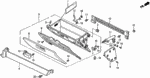 90101692000 - Interior/Bumper: SCREW, GLOVE BOX for Honda Image