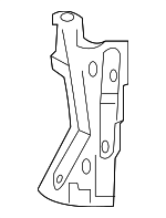 66511SDCA00ZZ - Body: Package Tray Gusset for Honda: Accord Image