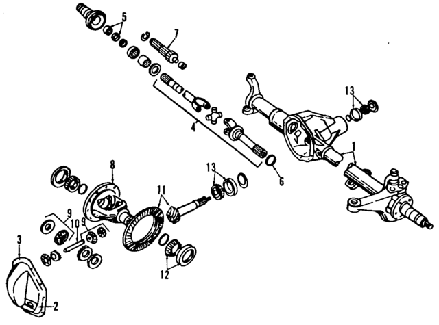 83505499 - Front Drive Axle: Housing for Mopar Image