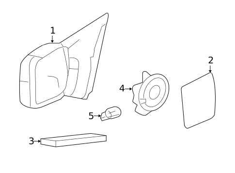 Mirrors for 2006 Lincoln Mark LT #0