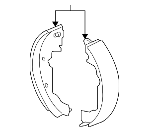 Matick Shoes 2007-2017 GM Rear Parking Brake Shoe 96626083 | Shop Matick Buick GMC