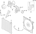 104123476 - : Connector Hose for Land-Rover Image