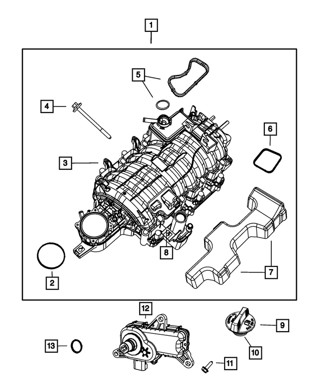 6509377AA - 5.7L HEMI Gas; Engine: Hex Flange Head Bolt for Mopar Image