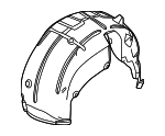 9J1810969A - Body: Wheelhouse Liner for Porsche Image