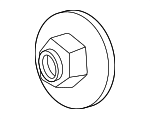 PAF008768 - Body: Wheelhouse Liner Nut for Porsche Image