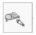 4260753020 - Electrical: TPMS Sensor for Lexus: ES250, ES300h, ES350, GX460, IS300, IS350, IS500, LC500, LC500h, LS500, LS500h, LX600, NX250, NX350, NX350h, RC F, RC300, RC350, RX350, RX350L, RX450hL, UX200, UX250h Image