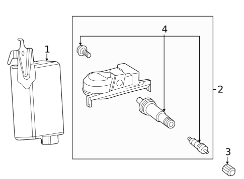 Tire Pressure Monitor Components for 2023 Lexus LX600 #0
