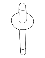 B33J51833 - Body: Air Deflector Rivet for Mazda: 2, 3, CX-30, CX-5, CX-9, MX-5 Miata, RX-8 Image