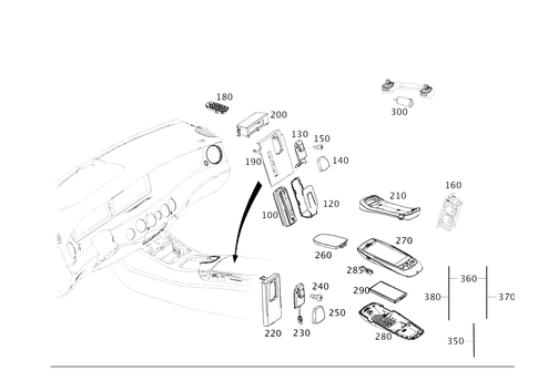 Autotelephone for 1996 Mercedes-Benz S600 #0