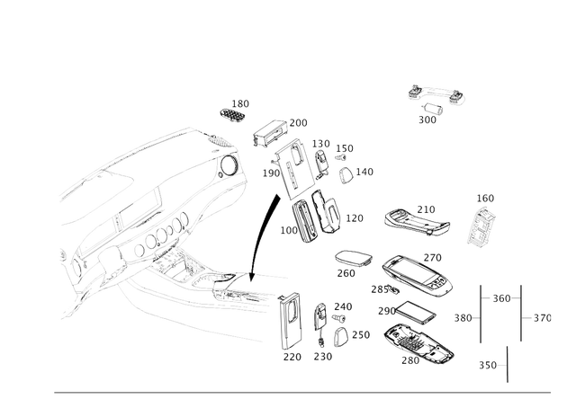 2229009220 - Electrical System: Control Unit for Mercedes-Benz: AMG GT, AMG GT 43, AMG GT 53, AMG GT 63, AMG GT 63 S, AMG GT Black Series, AMG GT C, AMG GT R, AMG GT S, E300, E350, E400, E43 AMG, E450, E53 AMG, E63 AMG S, G550, G63 4x4 Squared AMG, G63 AMG, Maybach S550, Maybach S560, Maybach S600, Maybach S650, S450, S550, S550e, S560, S600, S63 AMG, S65 AMG Image image