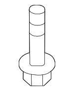 1244105207K - Body: Outer Molding Screw for Kia: K4, Niro, Niro EV, Sorento, Telluride Image
