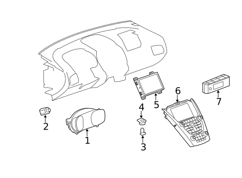 Instrument Panel for 2016 GMC Terrain #1