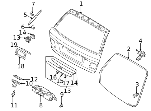 Liftgate for 2003 BMW 325i #0