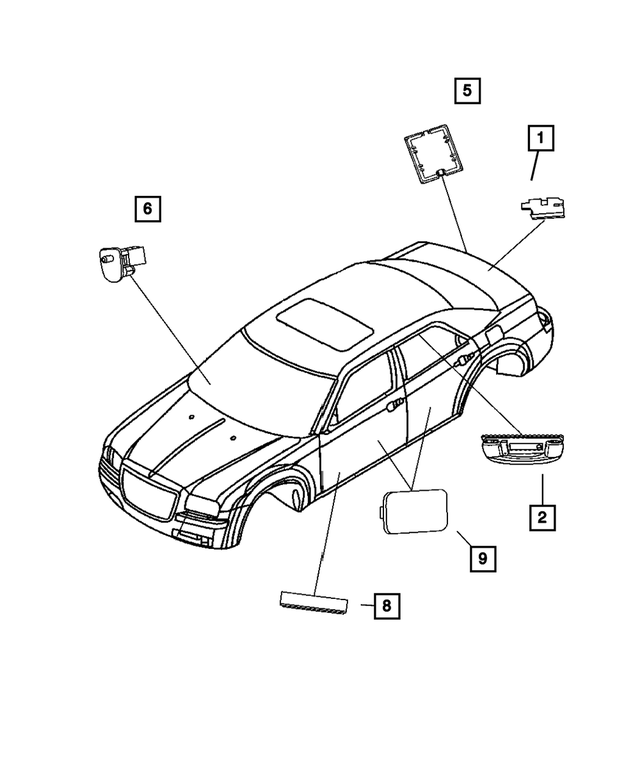 4760148 - Electrical: Courtesy Lamp Lens for Mopar Image