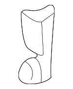 B25D881J265 - : 2001-2003 Mazda - Hinge Cover for Mazda: Protege, Protege5 Image