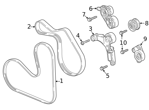 Belts & Pulleys for 2018 Buick LaCrosse #0