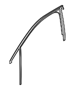 4KE837431B - Body: Glass Weather-strip for Audi Image