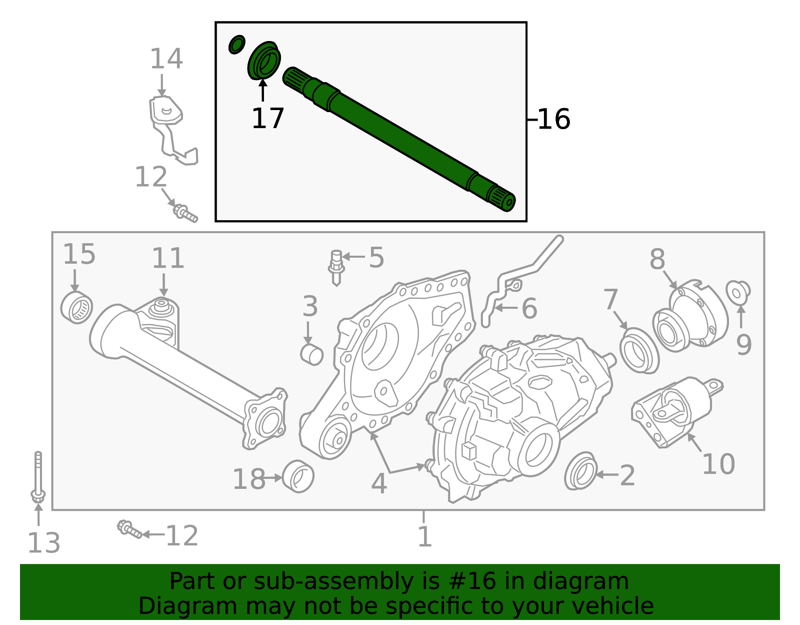 2019-2023 Ford Ranger | Axle Shaft | KB3Z-4B410-A | Walls' Ford Parts