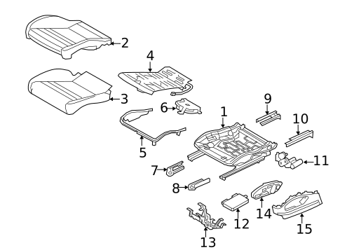 Front Seat Components for 2016 Porsche Panamera #6