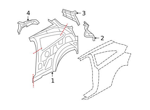 Inner Structure for 2008 Saturn Astra #1