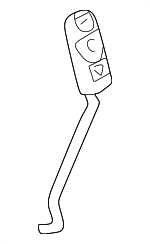 LE98WL8AD - Body: Lock Knob for Chrysler: 300M, Concorde, LHS Image