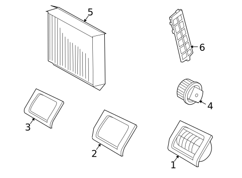 Blower Motor & Fan for 2005 Volvo S40 #0