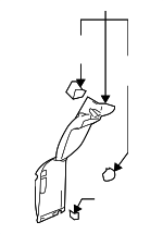 15115409 - Body: Lock Pillar Trim for GMC: Envoy XUV Image