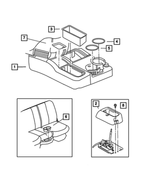 ZG781DVAA - Instrument Panel and Radios and Consoles: Floor Console for Mopar Image