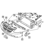 SN951B8AE - Frames and Bumpers: Front Fascia for Mopar Image