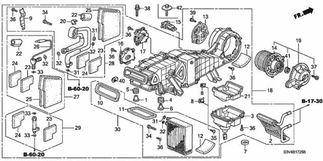 Rear Heater Unit for 2005 Acura MDX #0