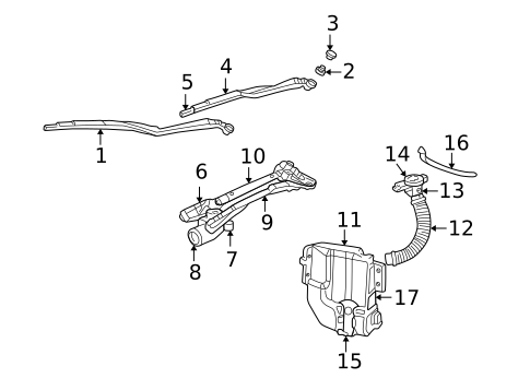 Wiper & Washer Components for 2000 Chrysler 300M #0