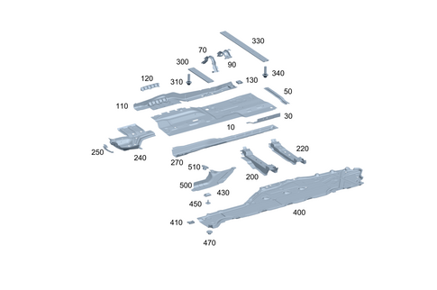 Front Floor for 2022 Mercedes-Benz S500 #0