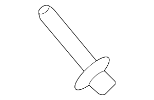 W503295S437 - : 2020 Ford Exhaust Manifold Heat Shield Screw for Ford: Transit-150, Transit-250, Transit-350, Transit-350 HD Image