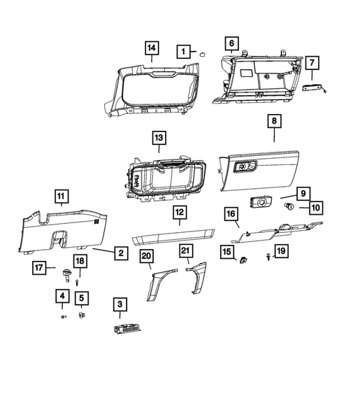 Instrument Panel for 2021 Ram 1500 #2