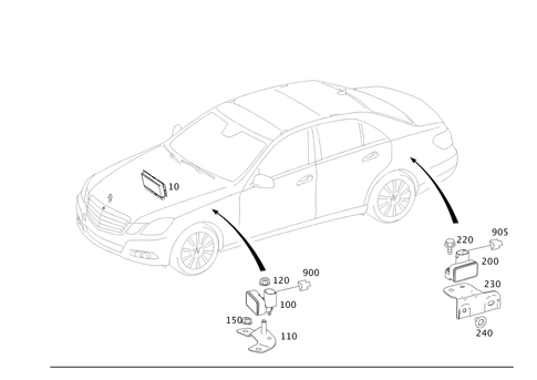 Electrical Parts for Suspension Adjustment for 2014 Mercedes-Benz E400 #0
