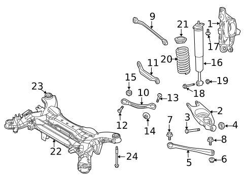 Rear Suspension for 2004 Chrysler Pacifica #0