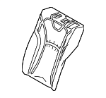 7165247170 - Body: Seat Back Pad for Toyota: Prius Prime Image