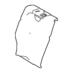 7165147240 - Body: Seat Back Pad for Toyota: Prius Prime Image