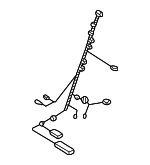 61126908612 - Body: Wire Harness for BMW: 740i, 740iL, 750iL Image